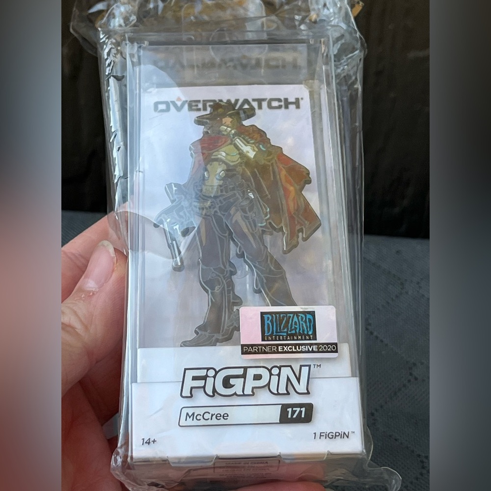 Overwatch McCree FiGPiN blizzard entertainment partner exclusive 2020 enamel pin